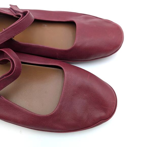 Naturalizer Behold Mary Jane Flat Women's Cranberry Size US9.5M EU40.5 - Picture 9 of 12